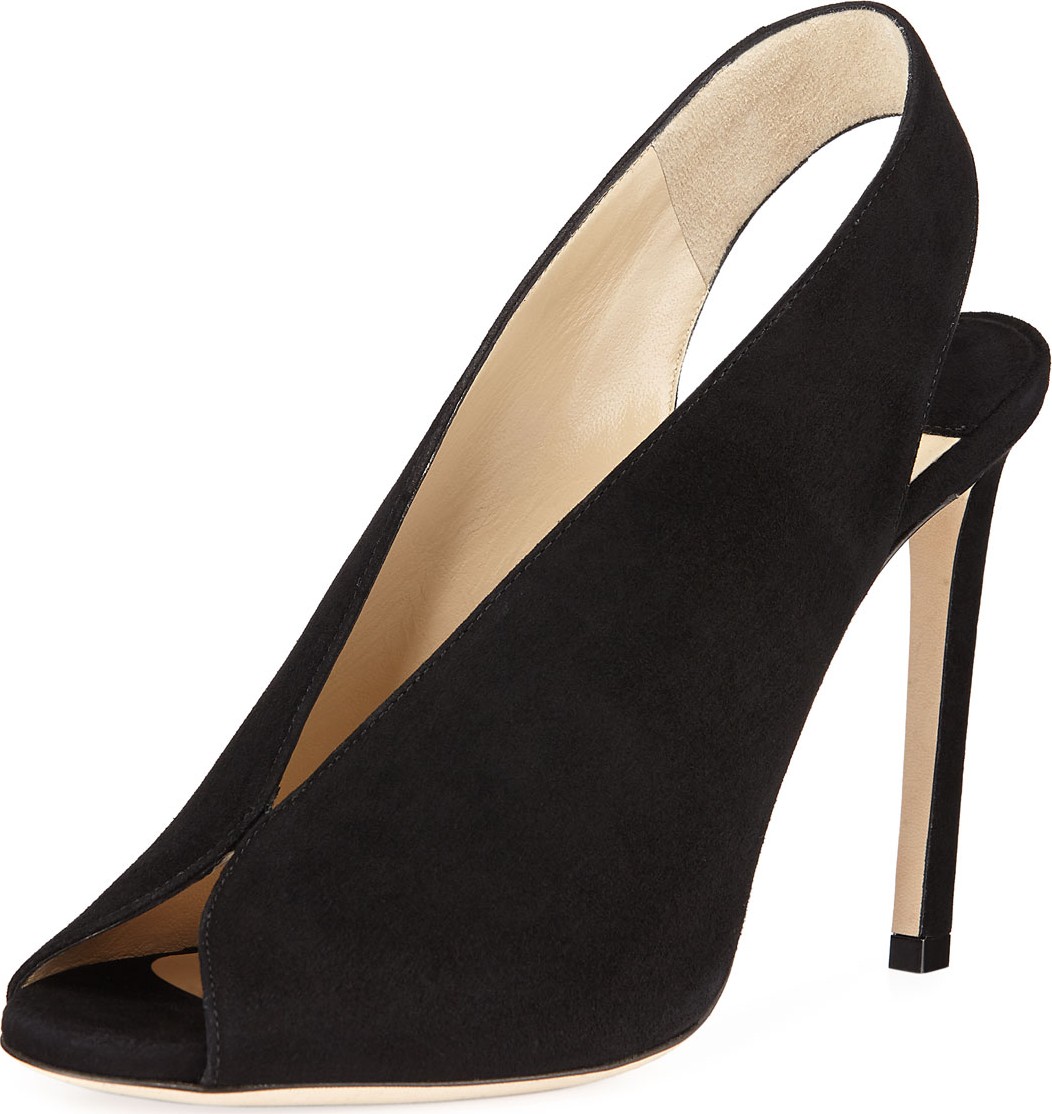 Jimmy Choo Shar Suede Slingback Sandals
