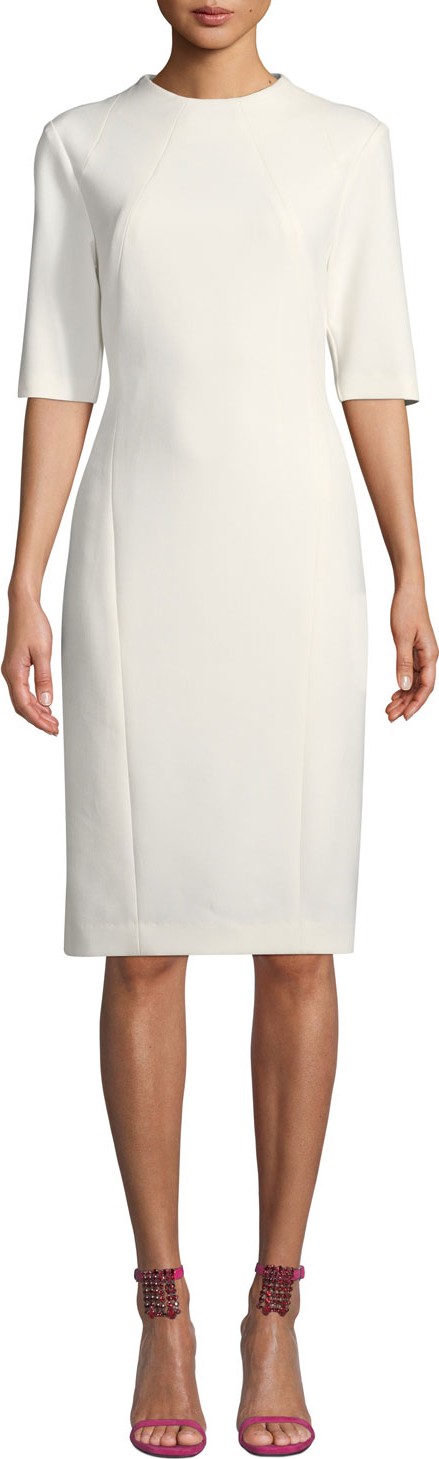 Trina Turk Aperitif Double-Weave Bodycon Dress