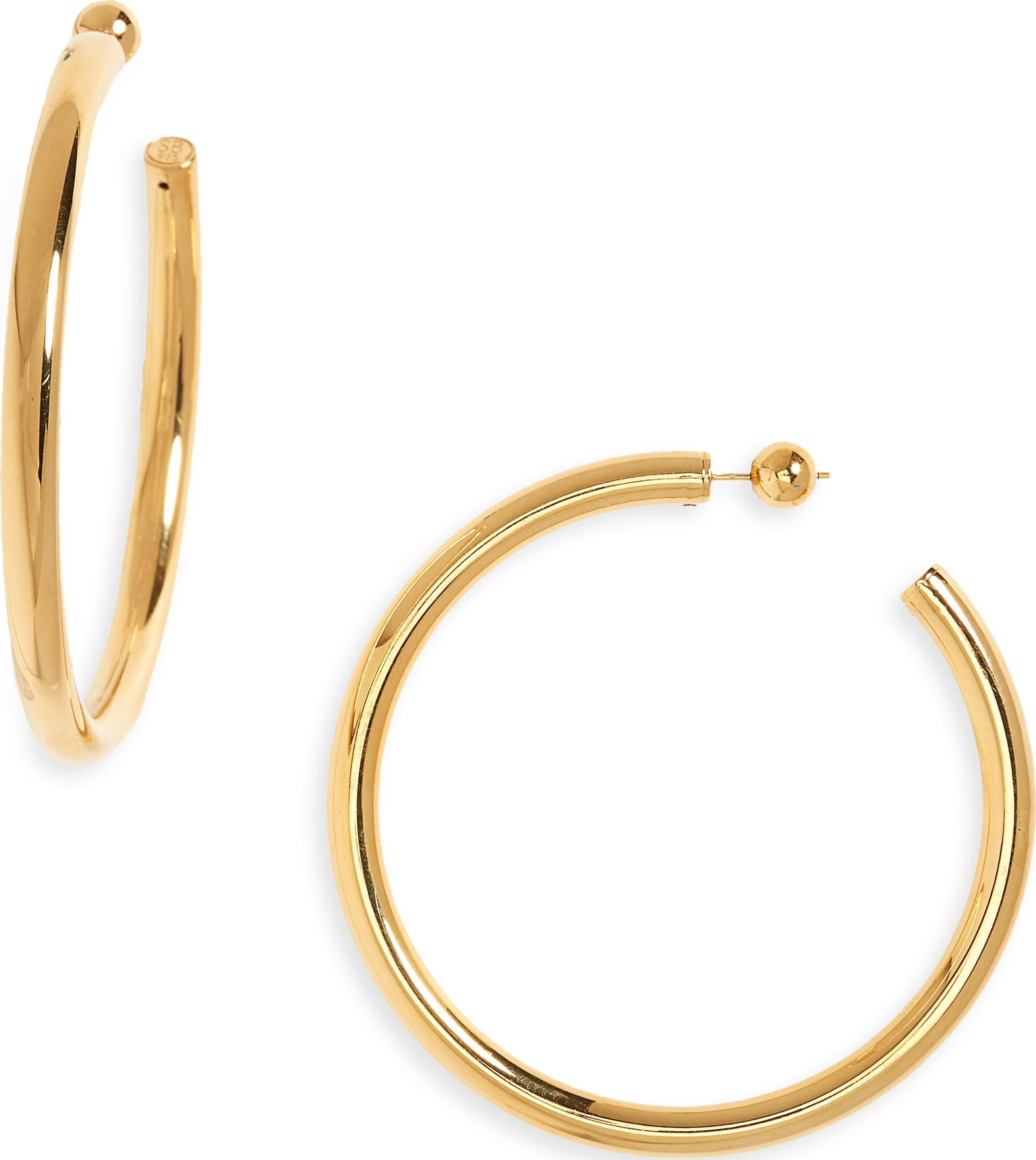 Sophie Buhai Large Everyday Vermeil Hoop Earrings