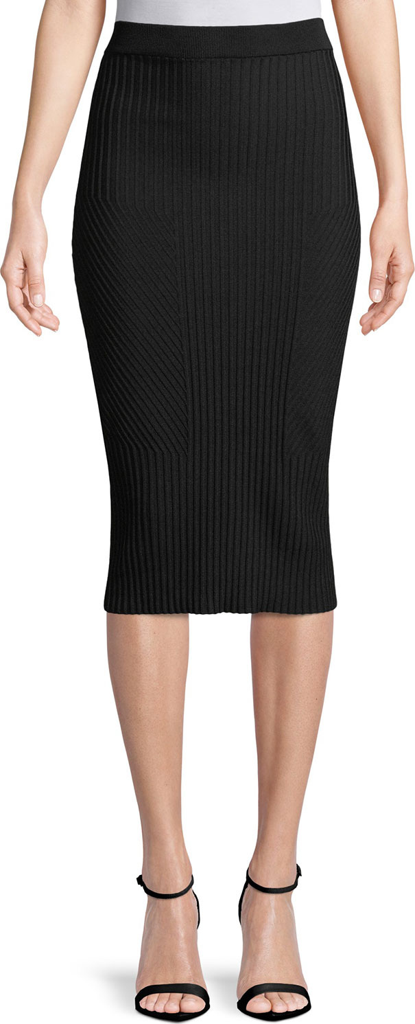 Jonathan Simkhai Ribbed Midi-Length Pencil Skirt