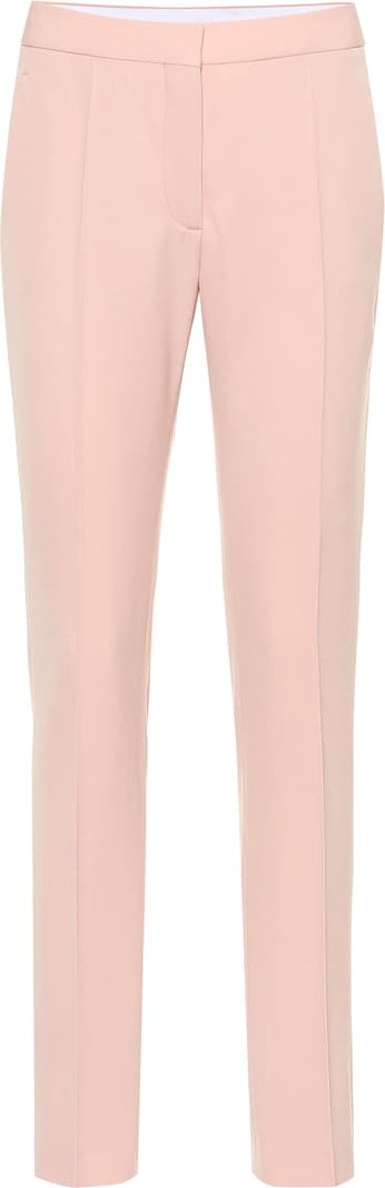 Stella McCartney Mid-rise wool slim pants