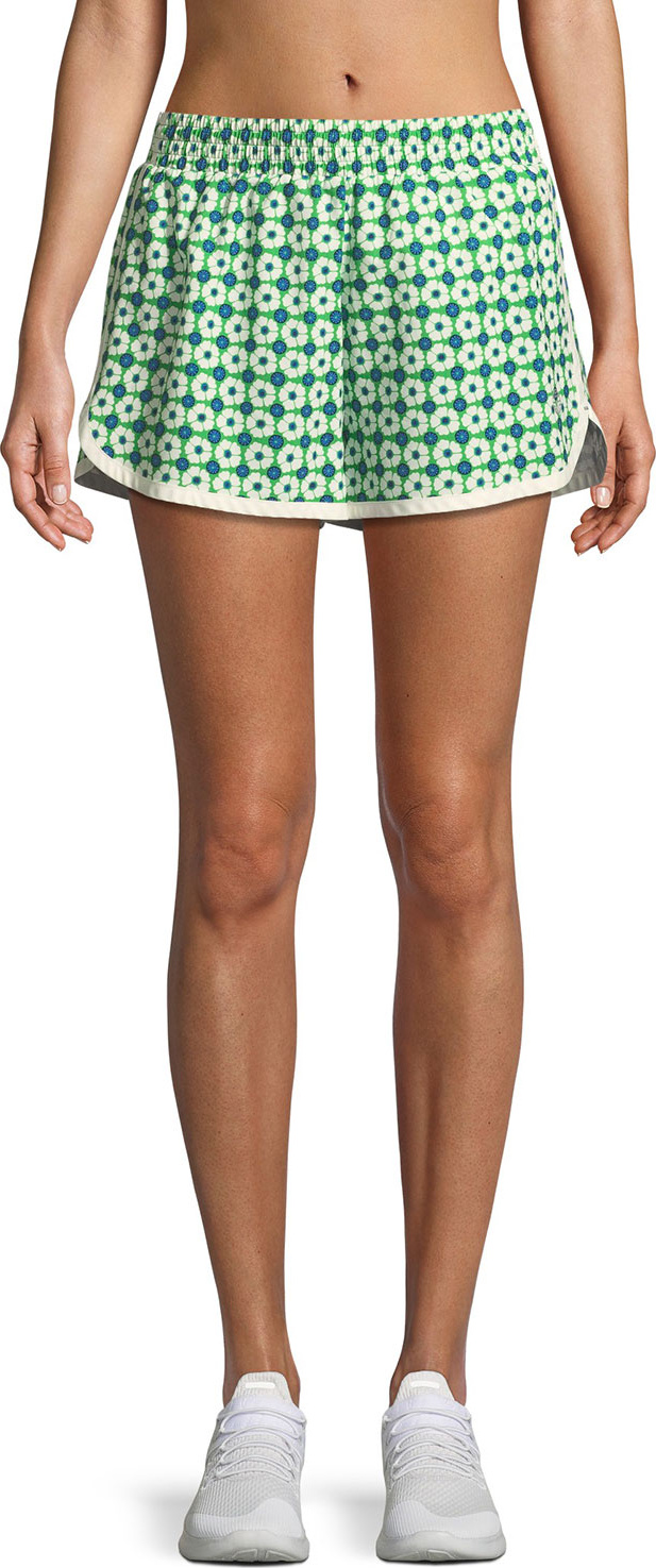 Tory Sport Printed Pull-On Running Shorts