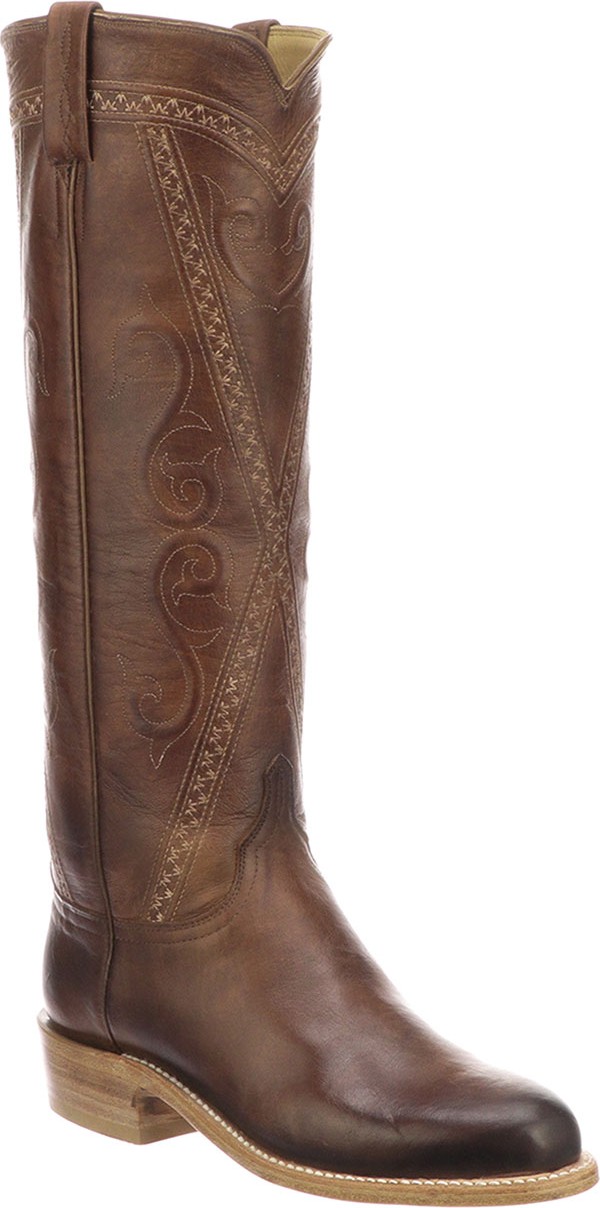 Lucchese Dora Crisscross Western Boots