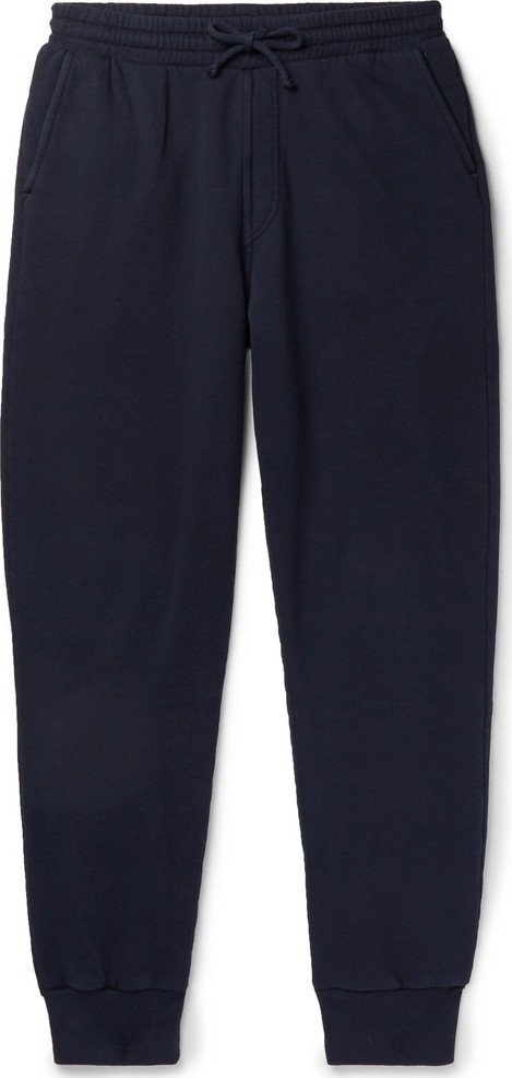 Holiday Boileau Tapered Fleece-Back Cotton-Jersey Sweatpants