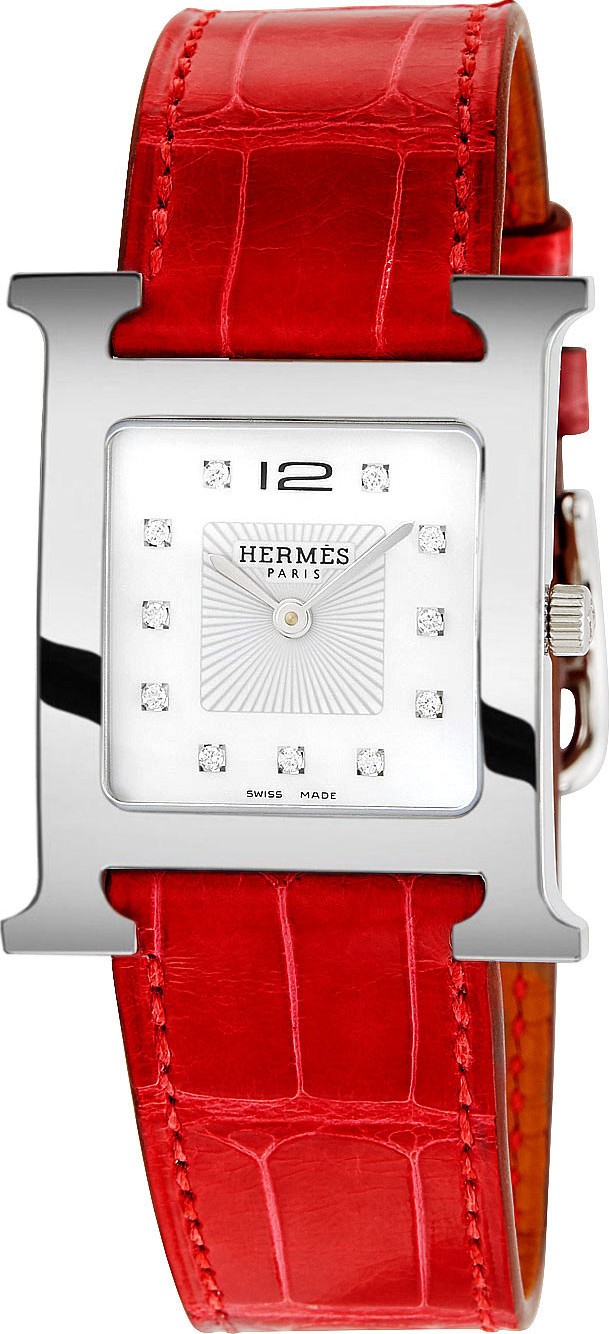 HERMÈS Heure H, Stainless Steel & Alligator Strap