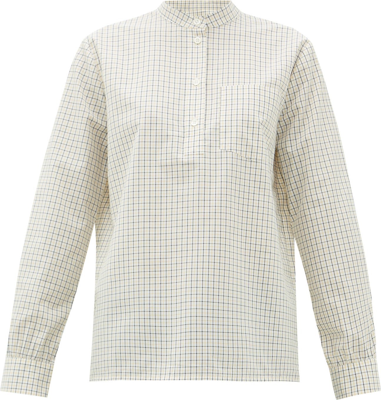 A.P.C. Amandine checked cotton-poplin shirt