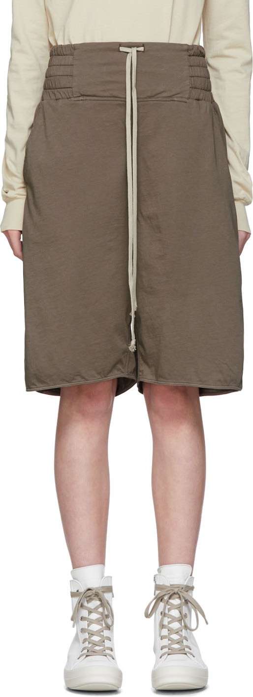Rick Owens DRKSHDW Grey Jersey Boxer Shorts