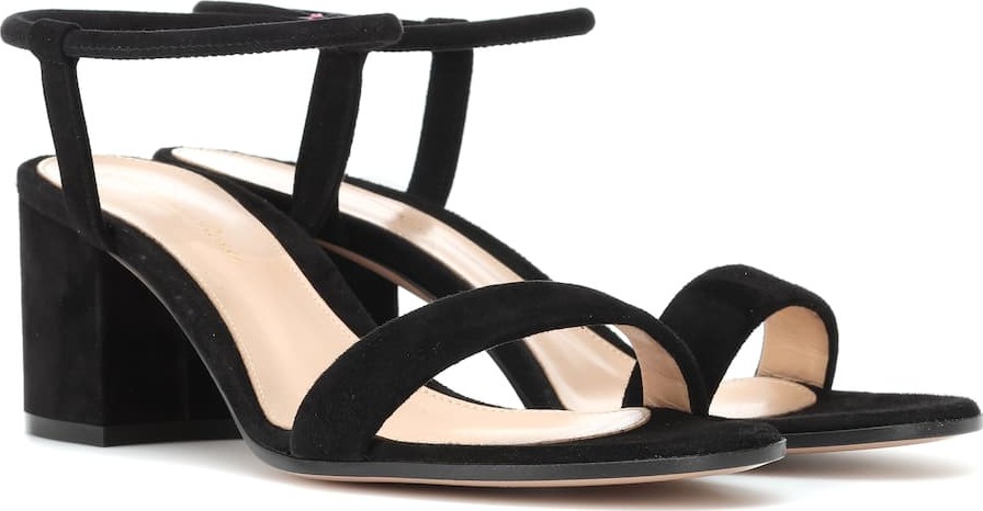 Gianvito Rossi Nikki 60 suede sandals