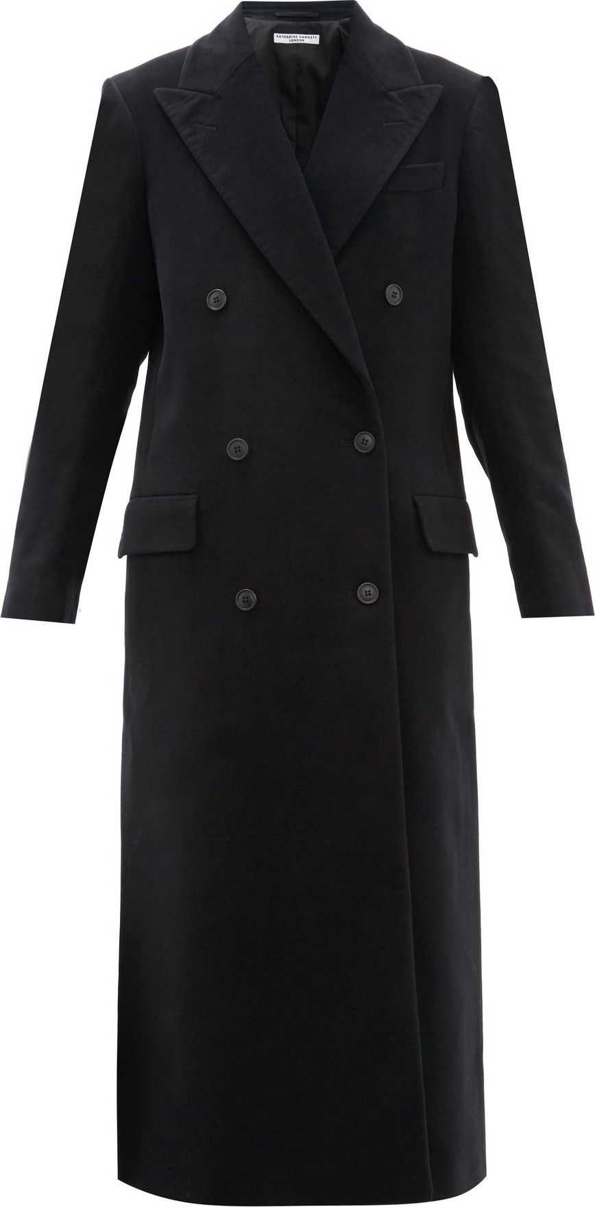 Katharine Hamnett Simona double-breasted moleskin coat