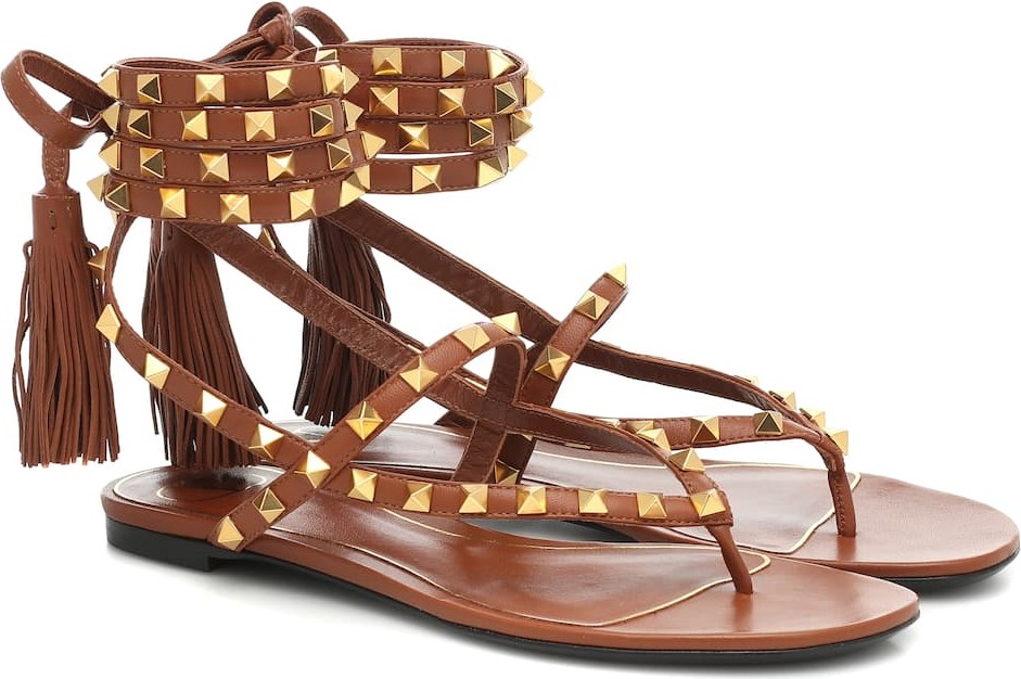 Valentino Valentino Garavani Rockstud Flair leather sandals