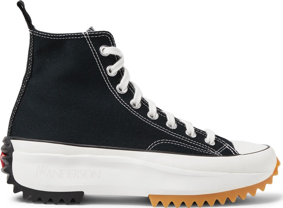 Converse + JW Anderson Run Star Canvas High-Top Sneakers