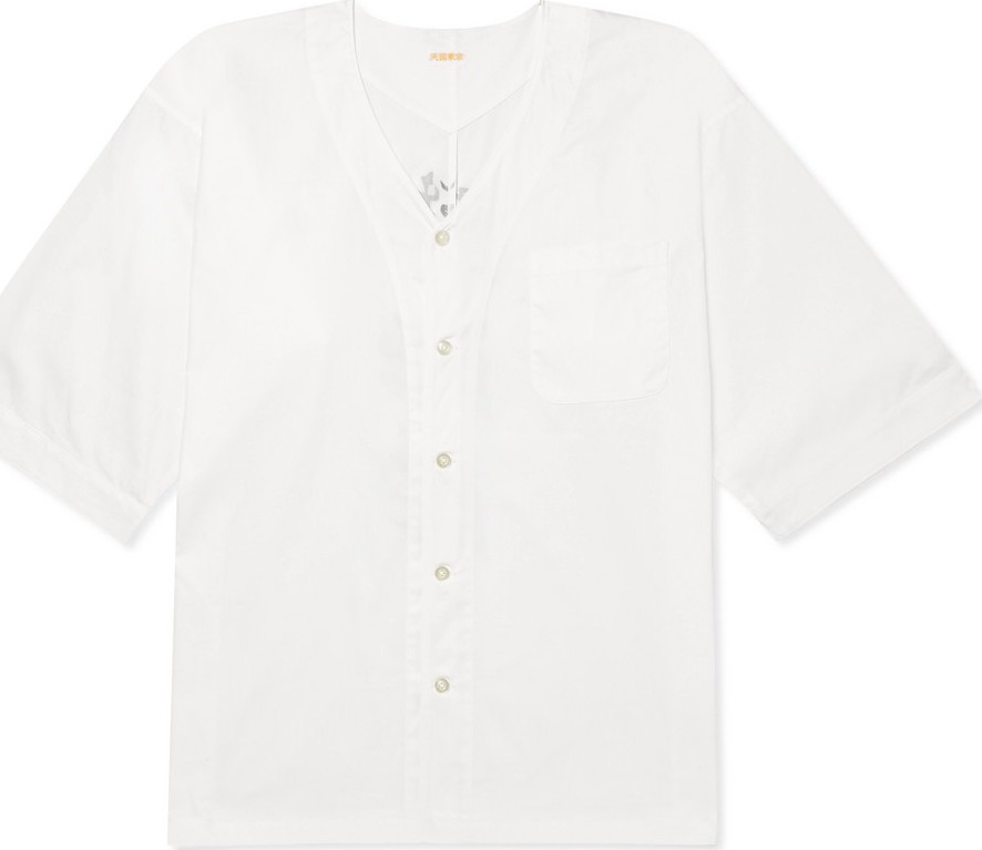 Wacko Maria Oversized Printed Cotton Shirt