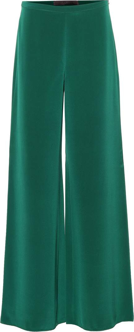 Max Mara Affetto silk trousers