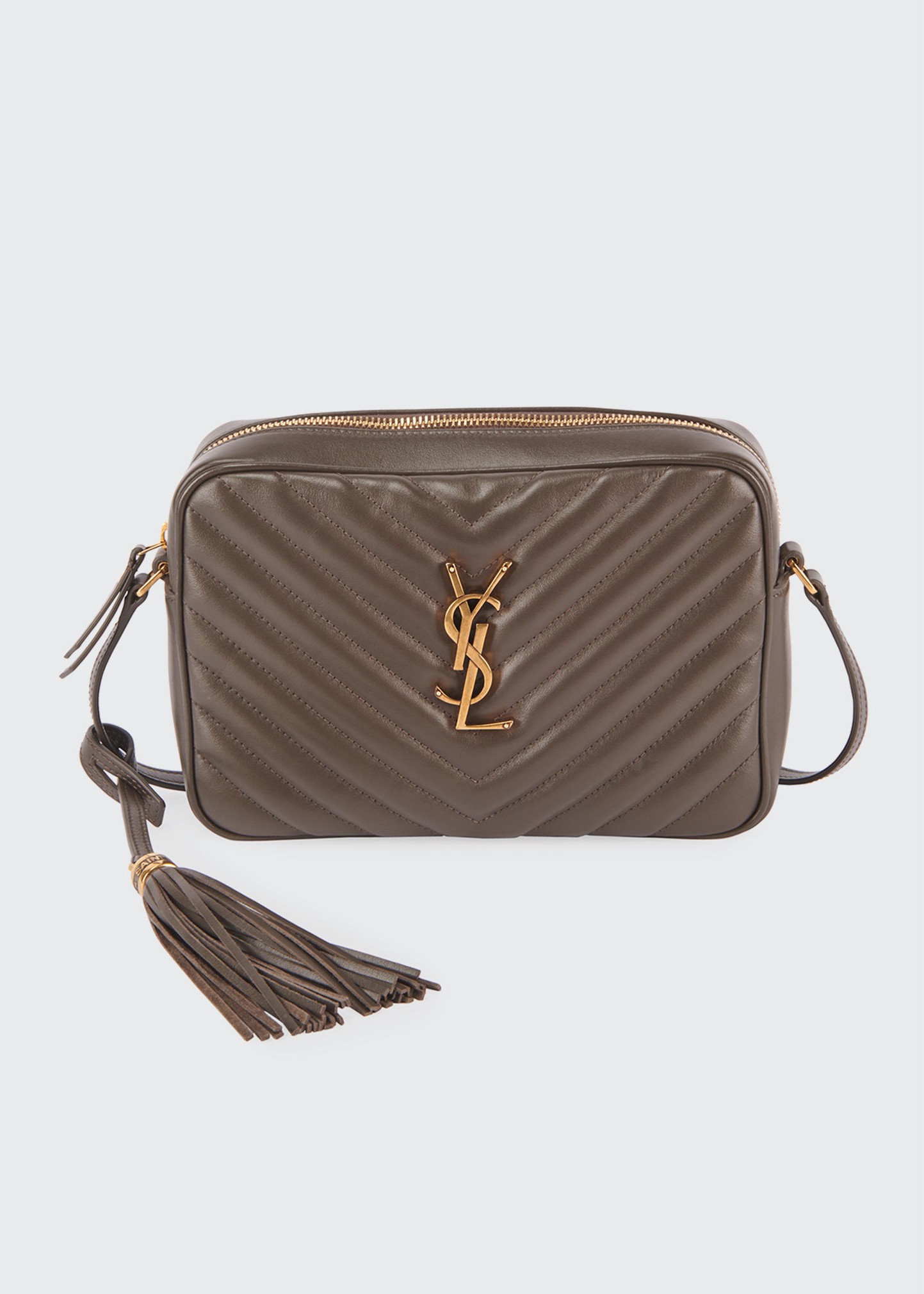 Saint Laurent Lou Medium Monogram YSL Calf Crossbody Bag