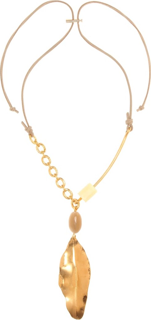 Marni Golden Leaf necklace