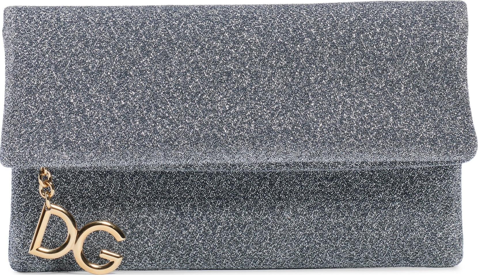 Dolce & Gabbana Metallic Foldover Clutch