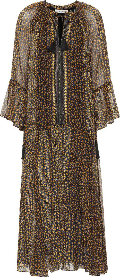 Ulla Johnson Lotte floral silk dress