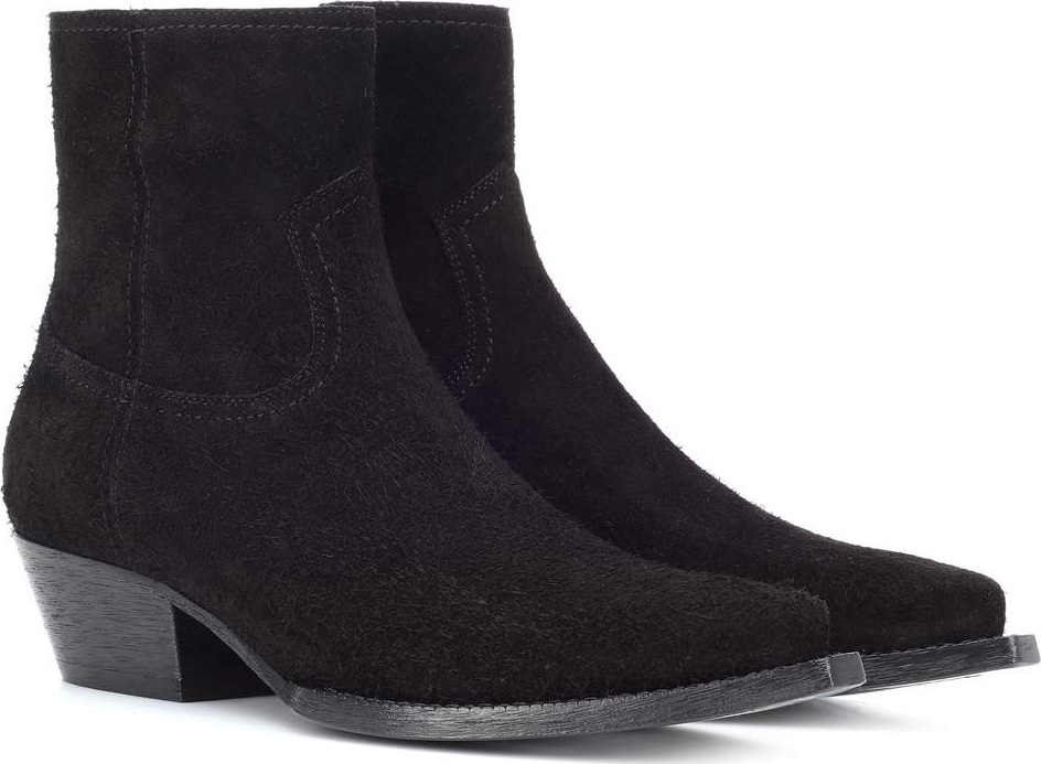 Saint Laurent Lukas 40 suede ankle boots
