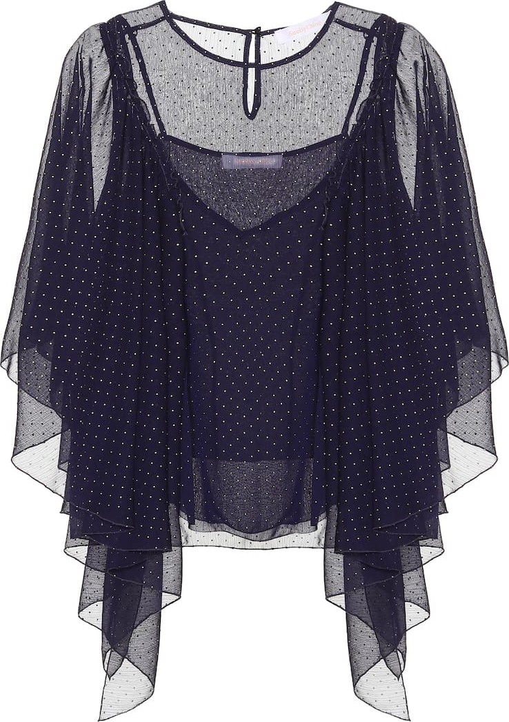 See By Chloé Dotted chiffon blouse