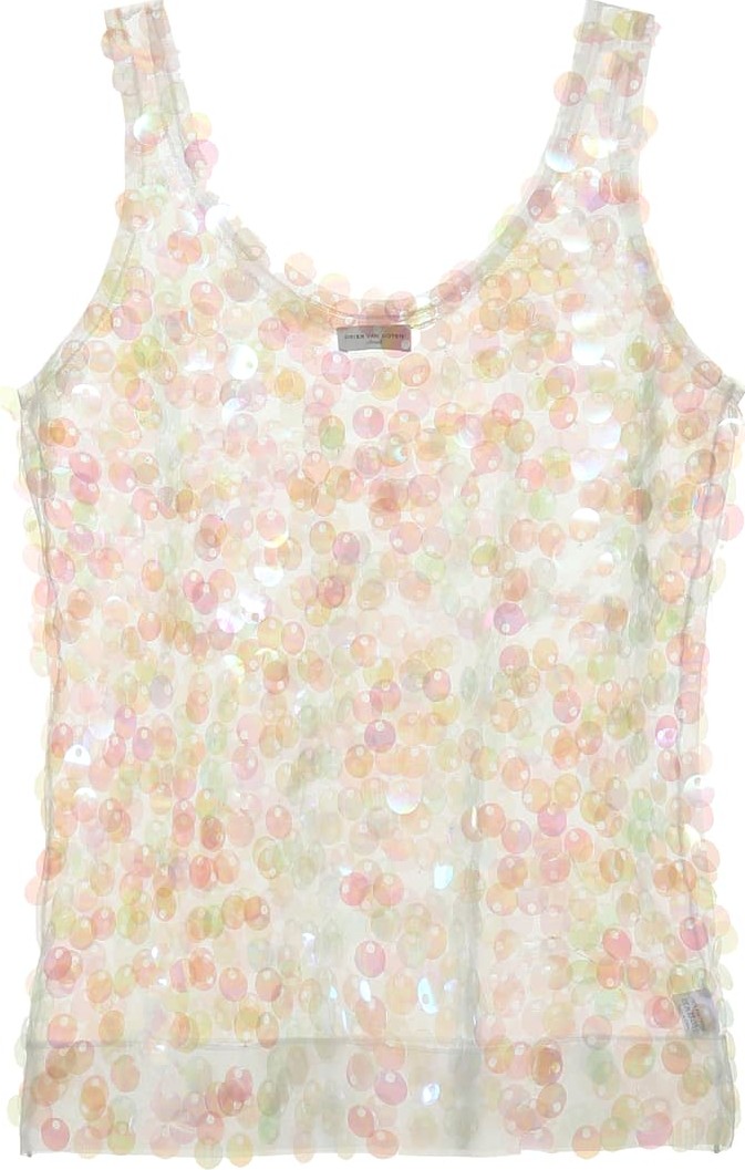 Dries Van Noten Sequined tank top