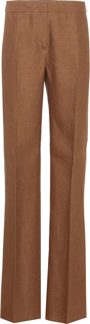 Max Mara Patroni mid-rise wide-leg pants