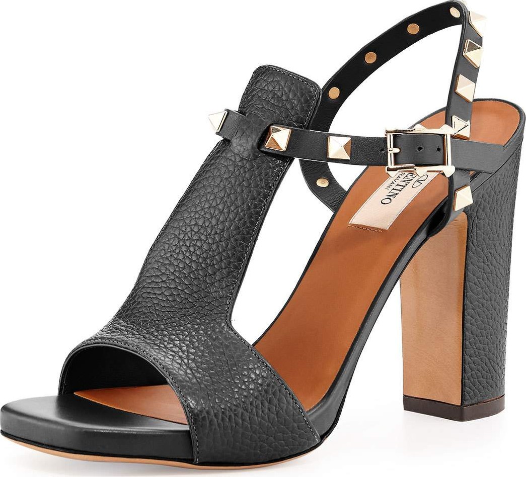Valentino Rockstud T-Strap 90mm Sandals