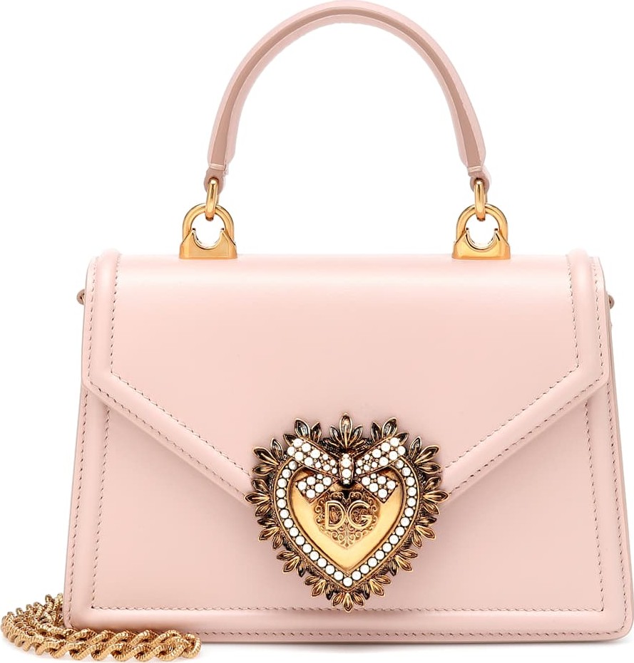 Dolce & Gabbana Devotion Small leather shoulder bag
