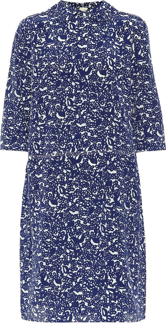 Marni Floral silk dress