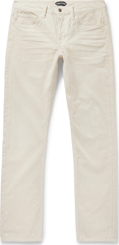 TOM FORD Slim-Fit Stretch-Cotton Corduroy Trousers