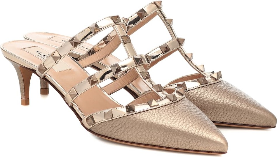 Valentino Valentino Garavani Rockstud leather mules