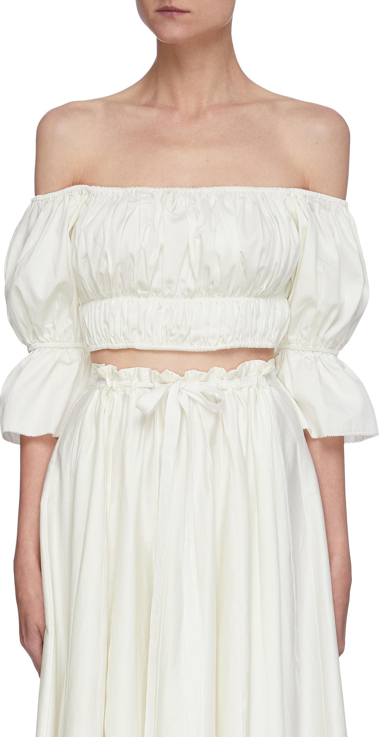 Cult Gaia Medea off shoulder crop top