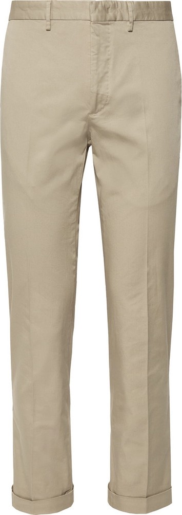 Incotex Slim-Fit Stretch-Cotton Gabardine Trousers