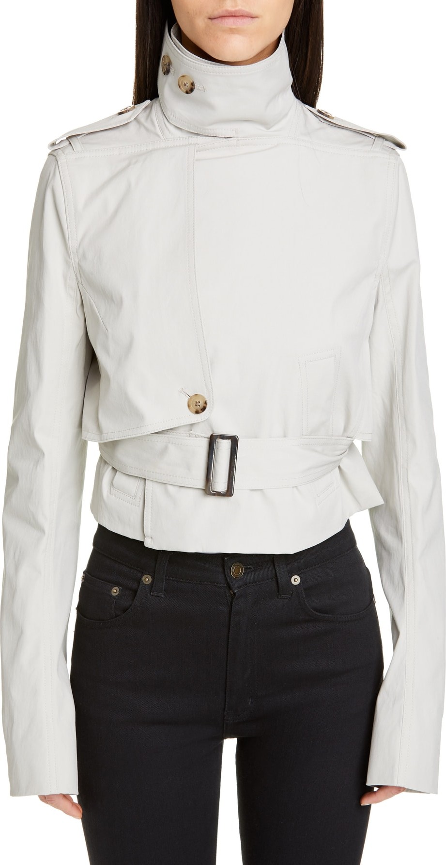 Rick Owens Crop Trench Jacket