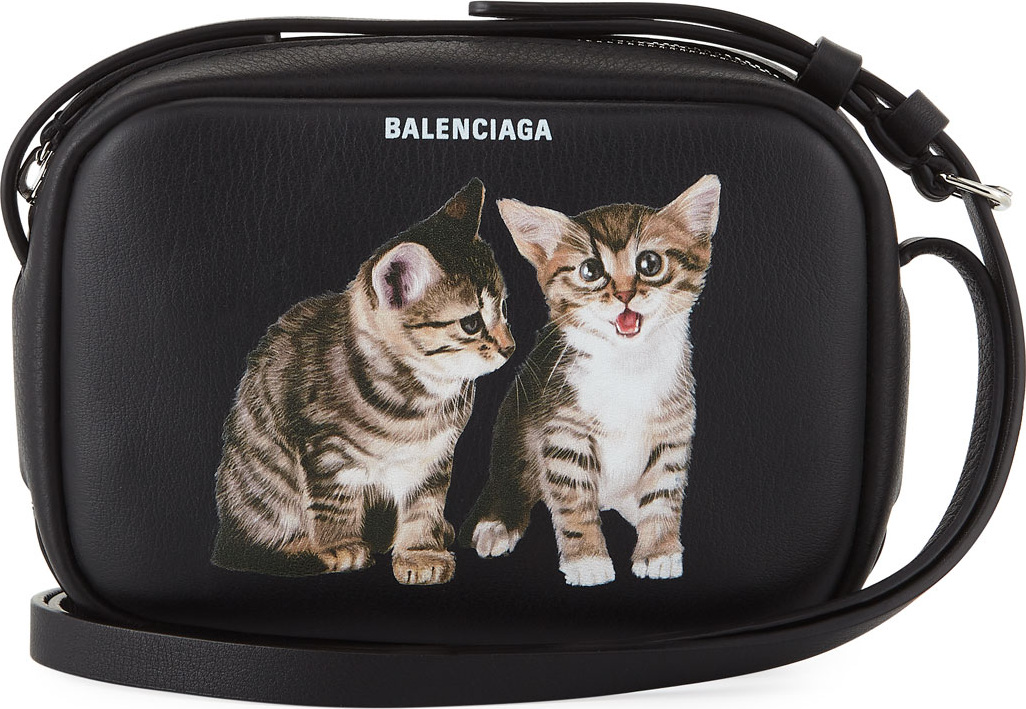 Balenciaga Kitten Leather Everyday Camera Bag