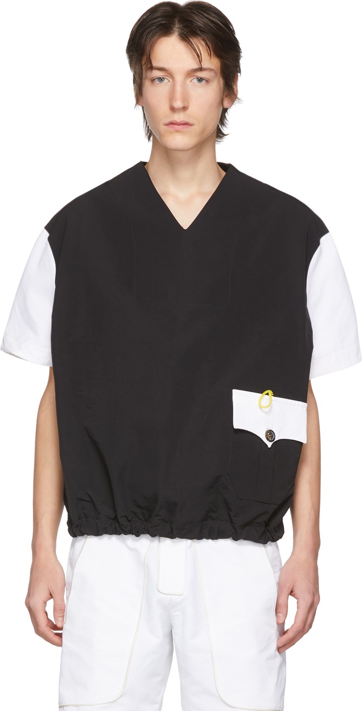 Boramy Viguier Black & White Pocket T-Shirt