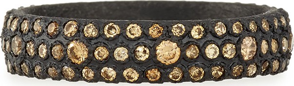 Armenta Old World Champagne Diamond Stackable Eternity Ring