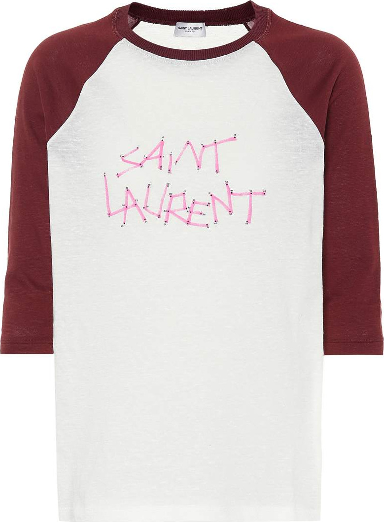 Saint Laurent Cotton logo shirt