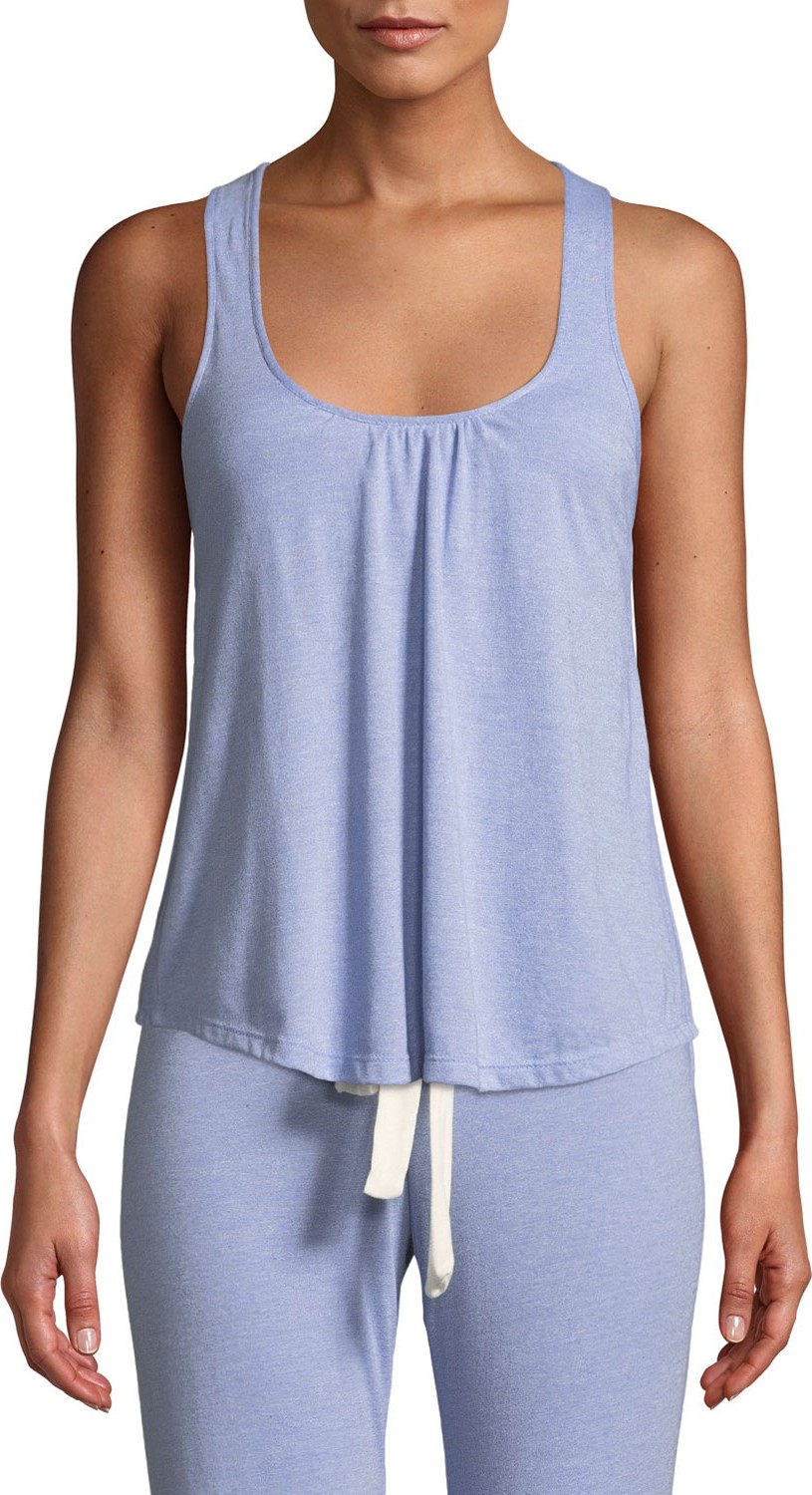 Eberjey Heather Slub Racerback Lounge Tank