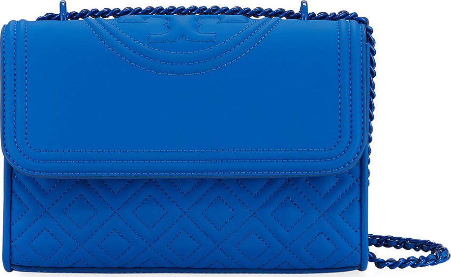 Tory Burch Fleming Small Matte Leather Shoulder Bag