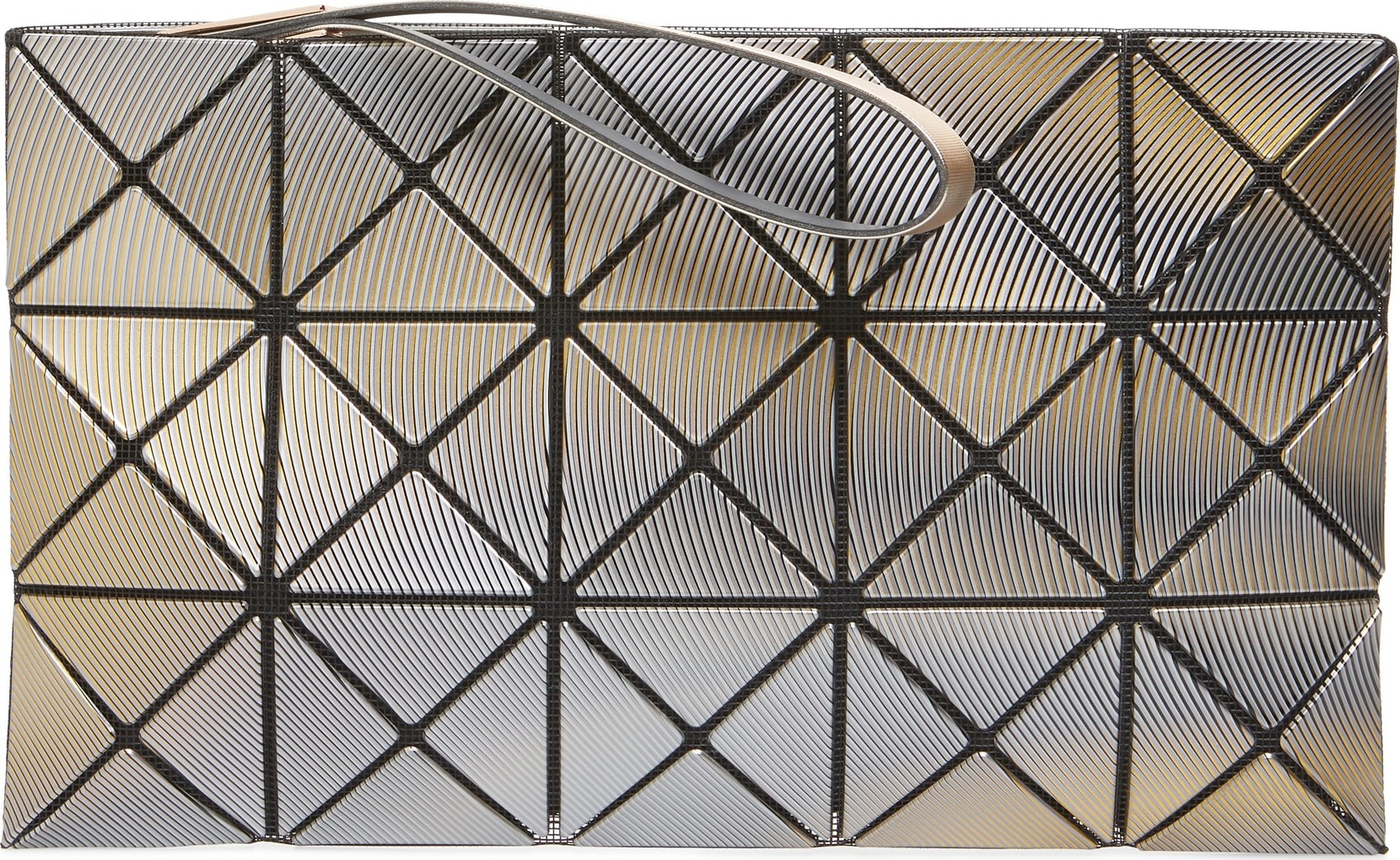 Bao Bao Issey Miyake Phase Faux Leather Wristlet