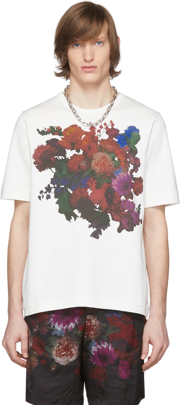 Dries Van Noten White Hobir T-Shirt