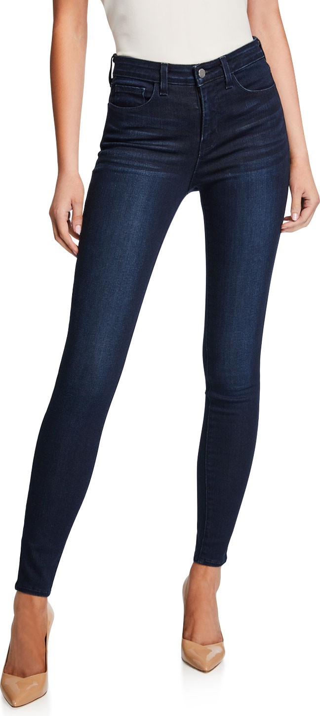 L'AGENCE Marguerite High-Rise Skinny Ankle Jeans