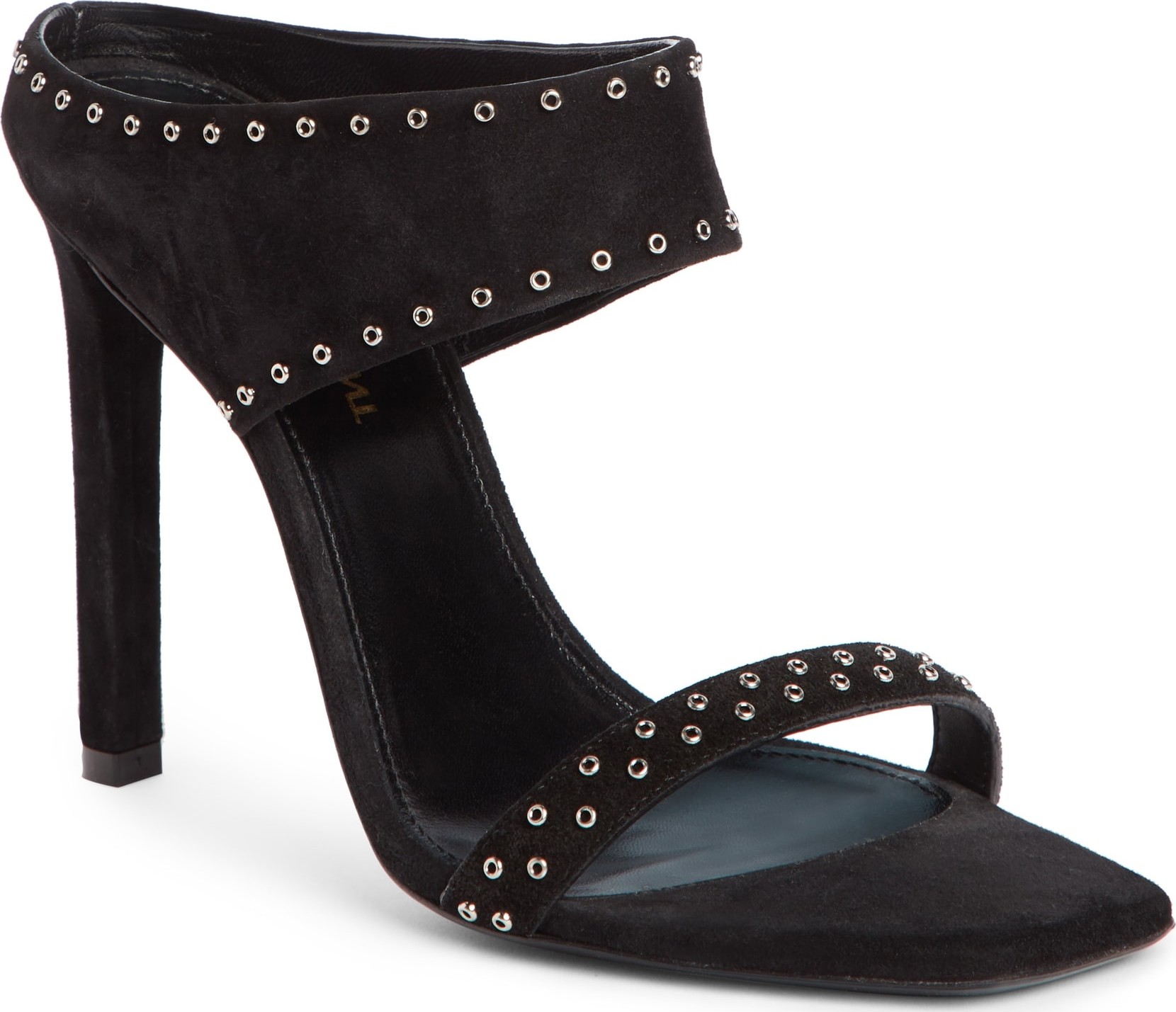 Saint Laurent Mica Grommet Slide Sandal