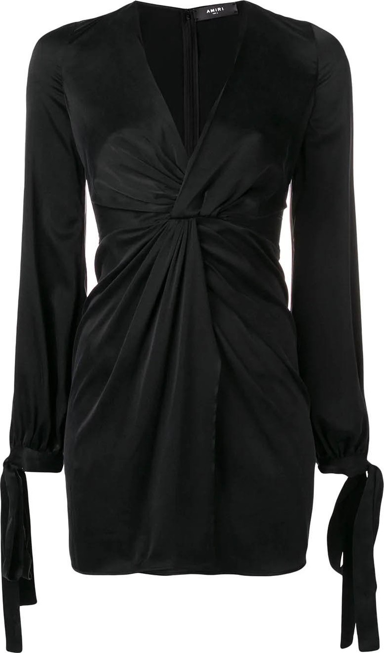 Amiri V-neck mini dress