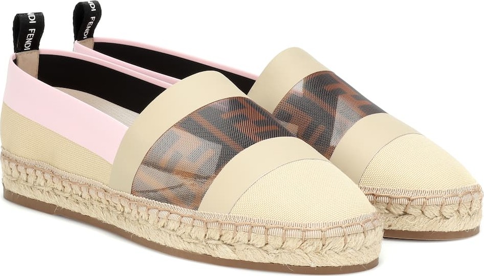 Fendi Canvas espadrilles