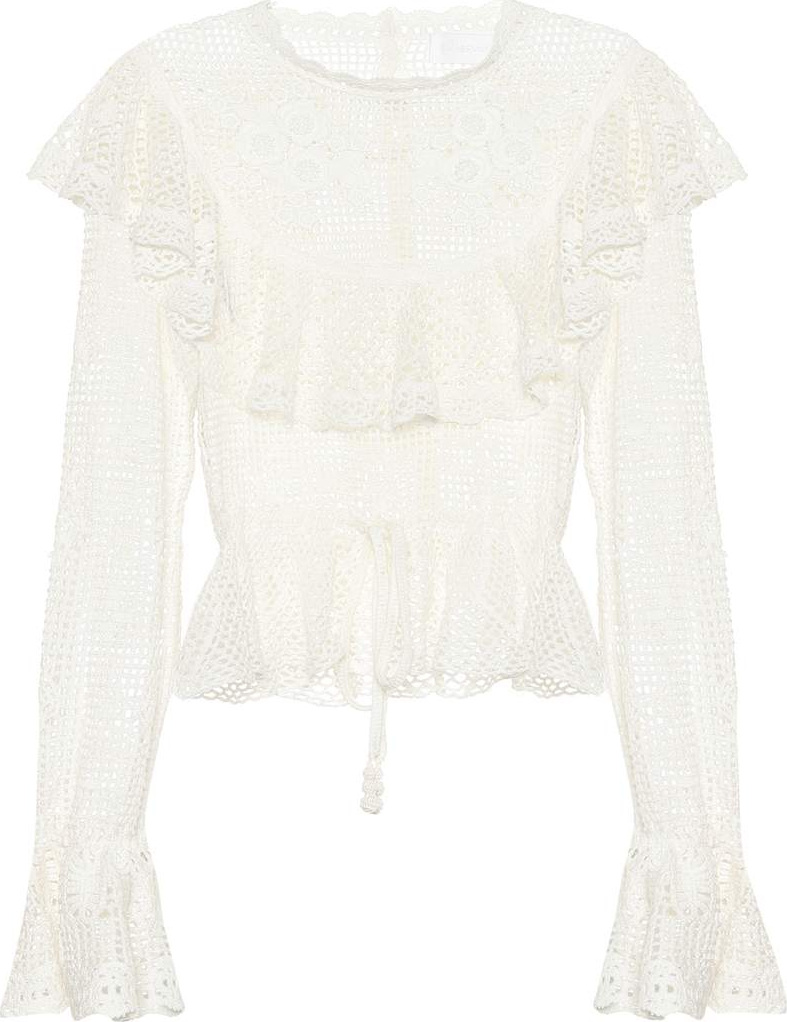 Zimmermann Castile crochet  cotton top