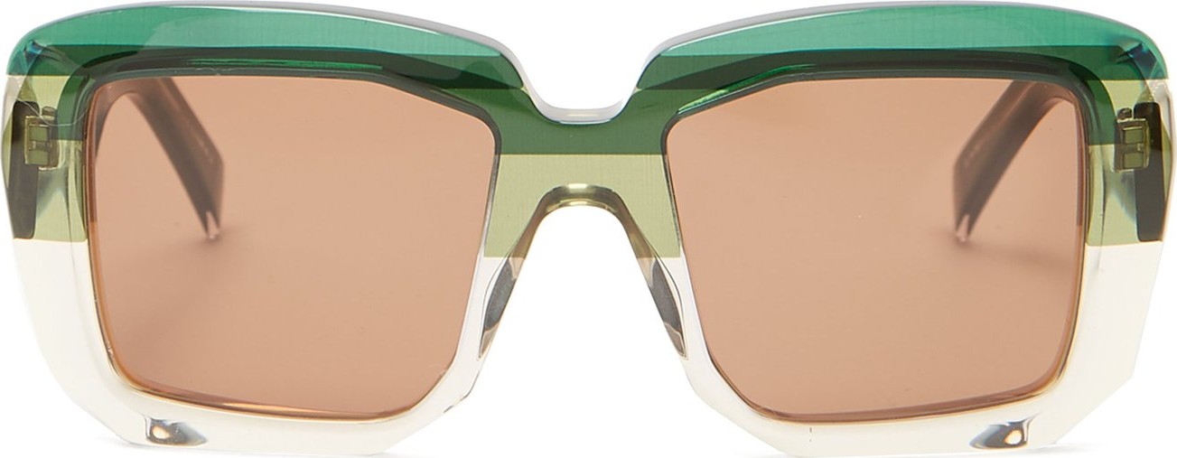 Marni Rothko square acetate sunglasses