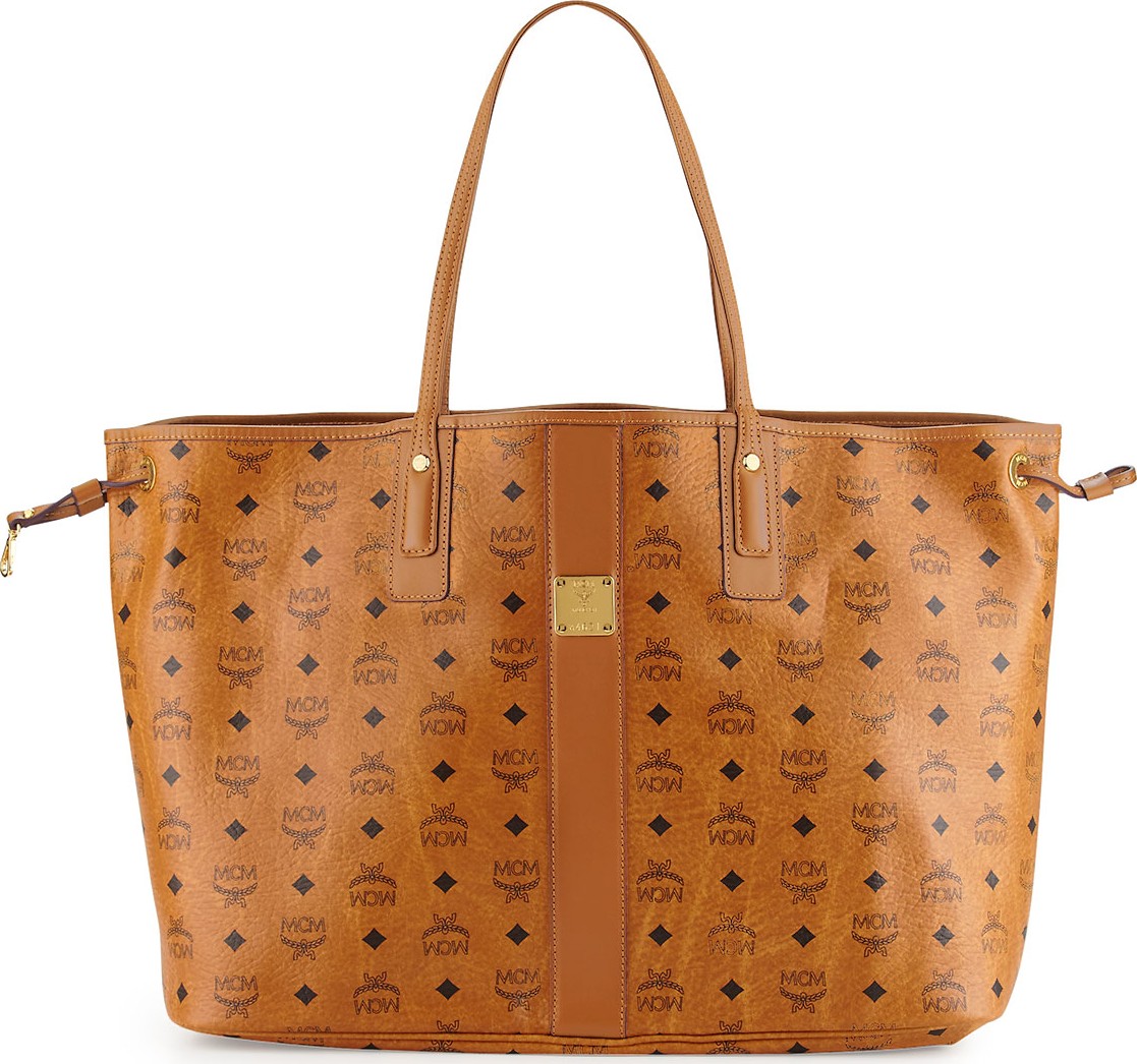 MCM Liz Reversible Large Visetos Tote Bag