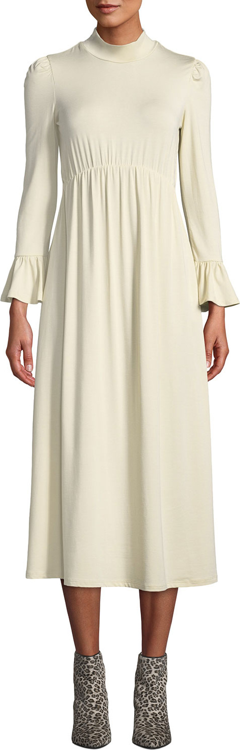 Rachel Pally Amala Mock-Neck Long Dress