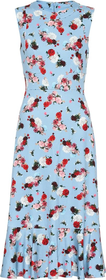 Erdem Exclusive to Mytheresa – Grazia floral ponte dress